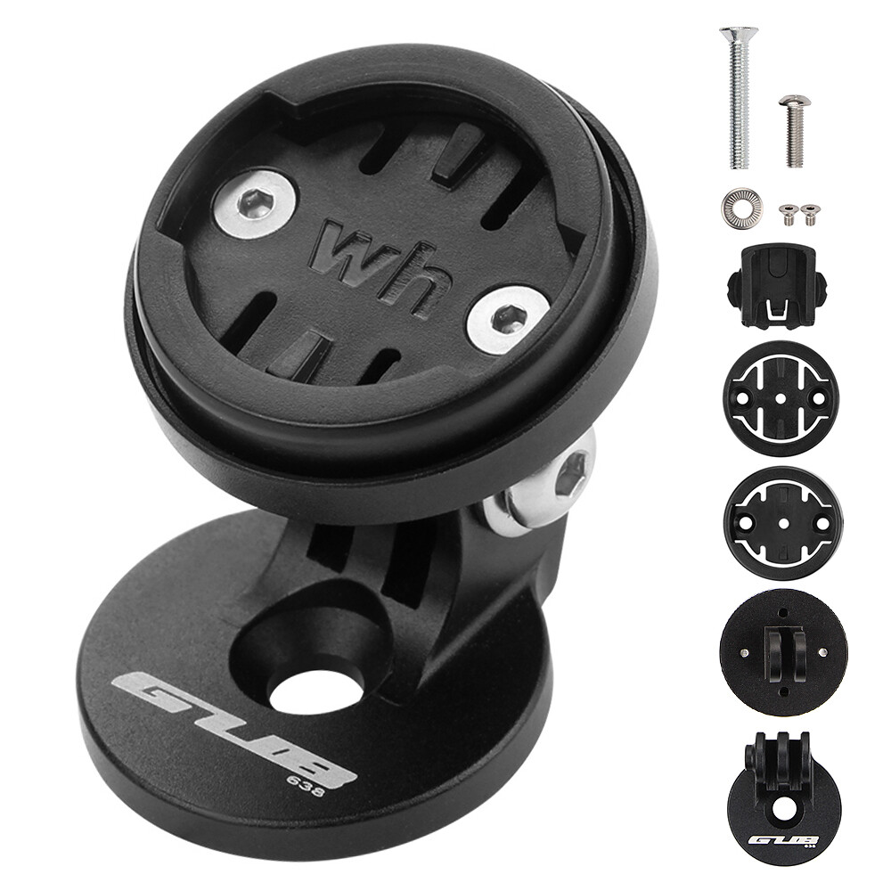 GUB Adjustable Bike Computer Mount Base W/ 4 Adapters for Garmin Cycle Computers
