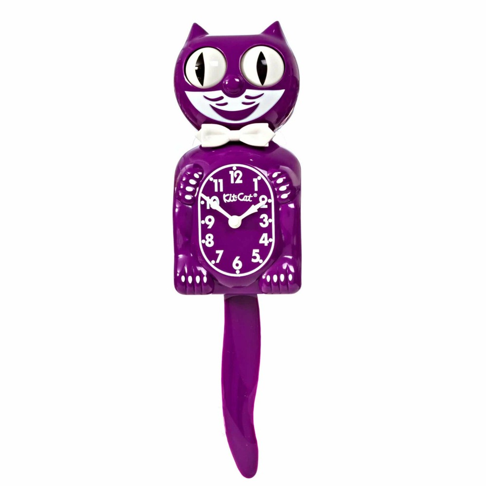 Limited Edition Boysenberry Kit-Cat Klock kat clock
