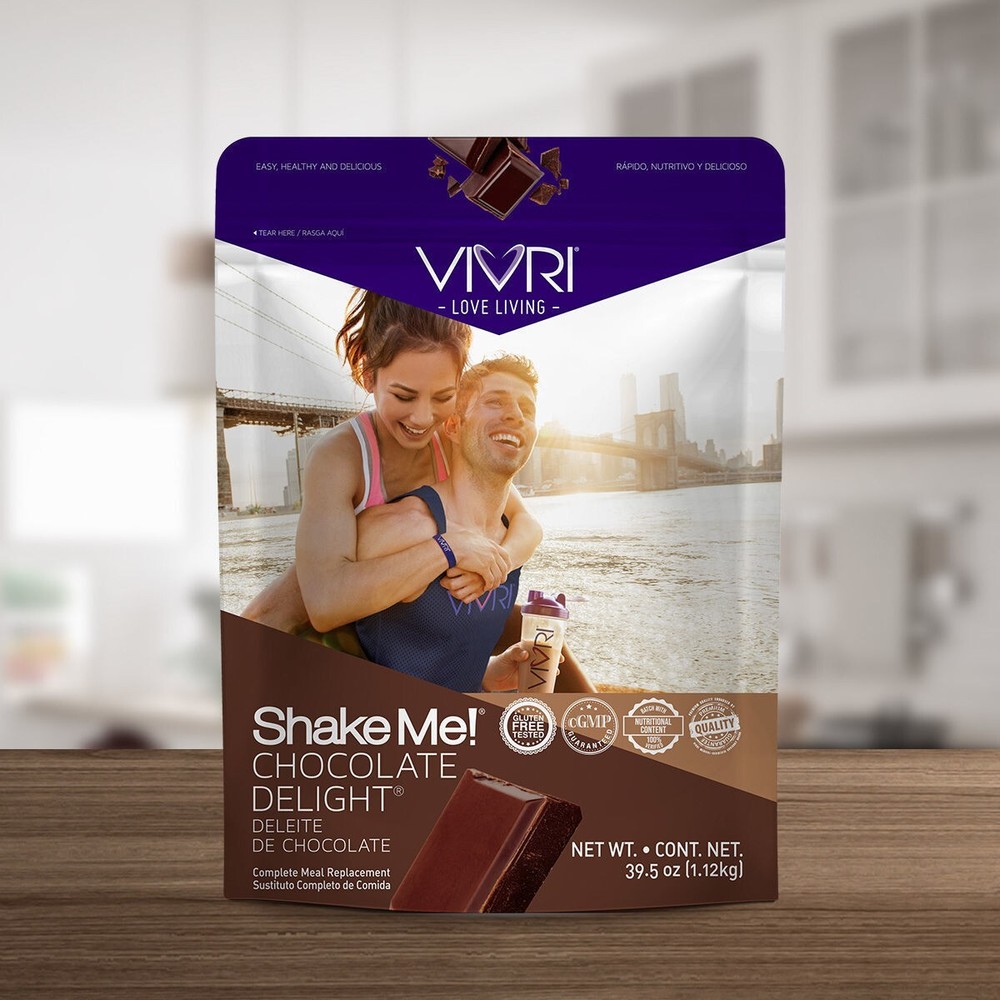 VIVRI- Chocolete ShakeMe- 20 Servings- Full Meal Replacement.