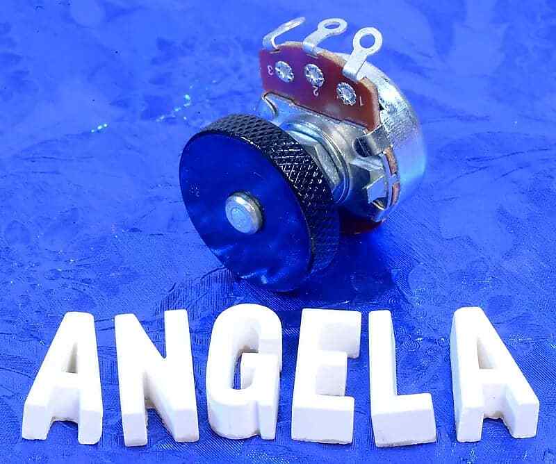 Metric Sized Black Preset Roller Knobs For Import Jaguar + Jazzmaster X2, #GRK