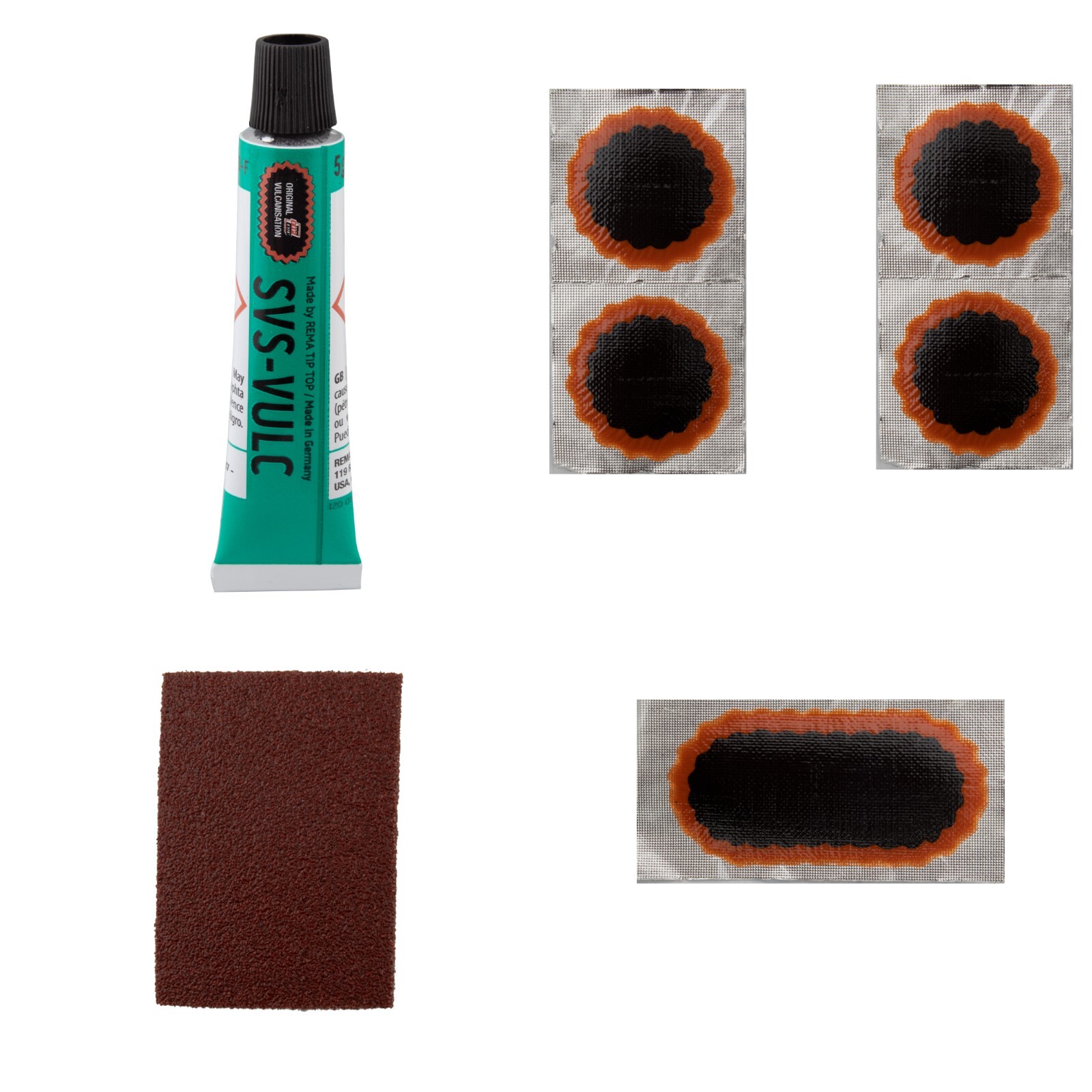 LARGE REMA TIP TOP TT02 TOURING BIKE TUBE REPAIR PATCH KIT PATCHES GLUE ROAD MTB