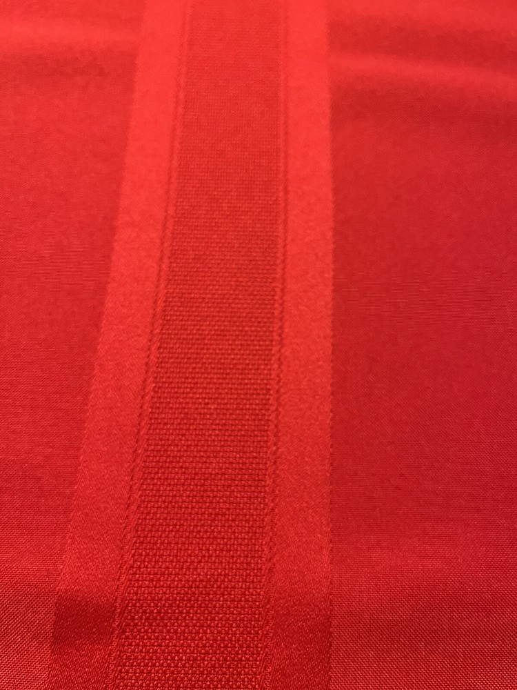 Christmas Red Rectangle Tablecloth Has Red Stripes