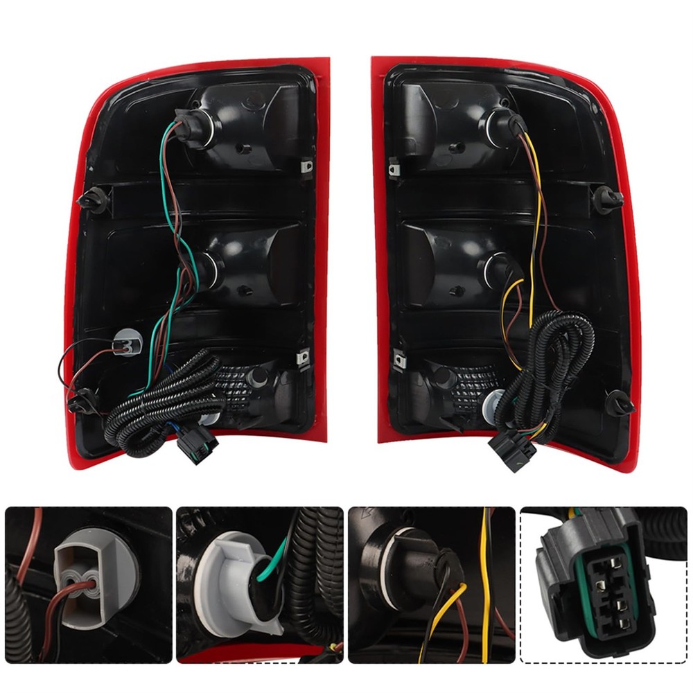 Pair Tail Light Assembly for Sierra 2007-2013