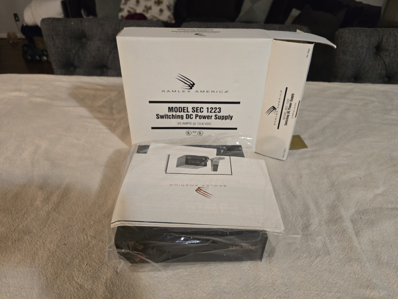 New In Box Samlex America  Power Supply Sec 1223 (No Power Cord) See All pics