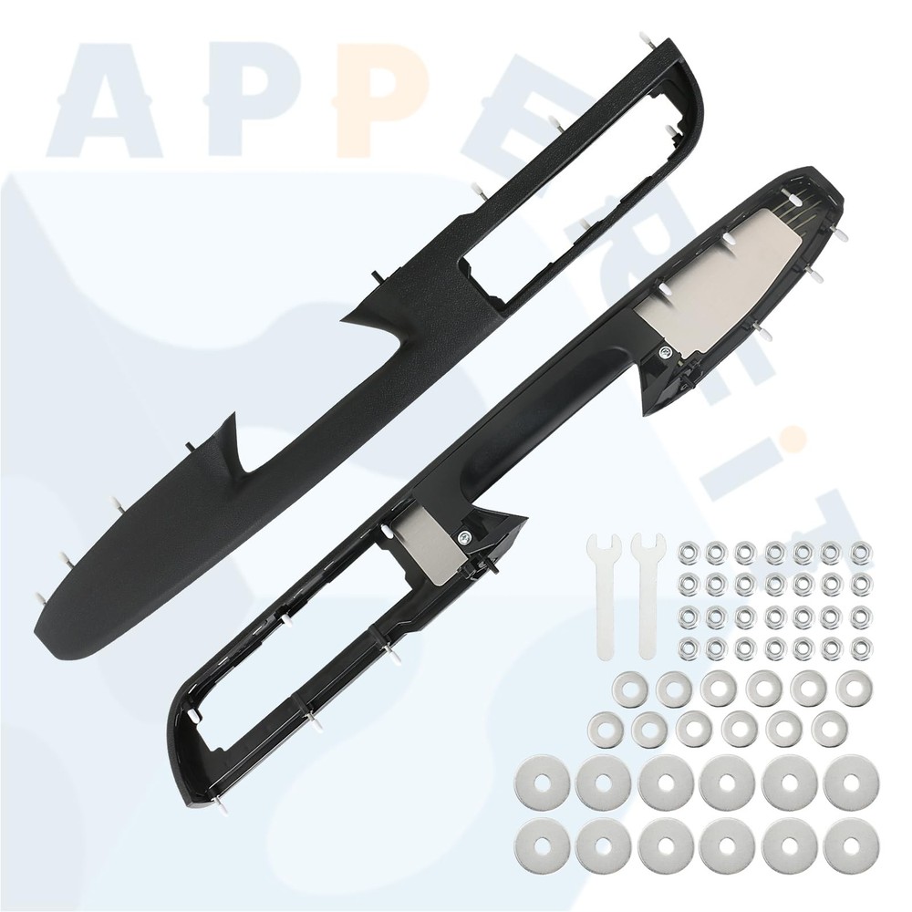 APPERFiT 80994 Upgraded Door Armrest Pull Handle Repair Kit for PAIR, Black