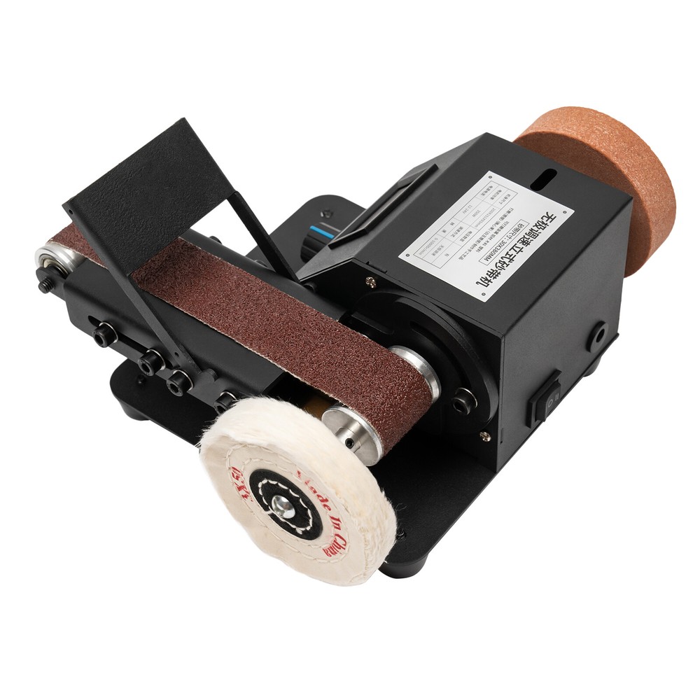 Electric Mini Belt Sander Precision Knife Sharpening Belt Sanding Machine 350W