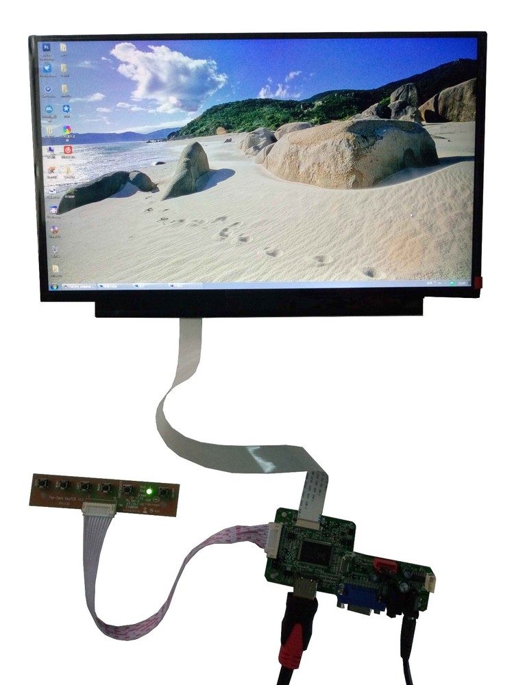 HDMI VGA Audio Universal LCD Controller Board for 30 Pins 2 Lanes IPS eDP Screen