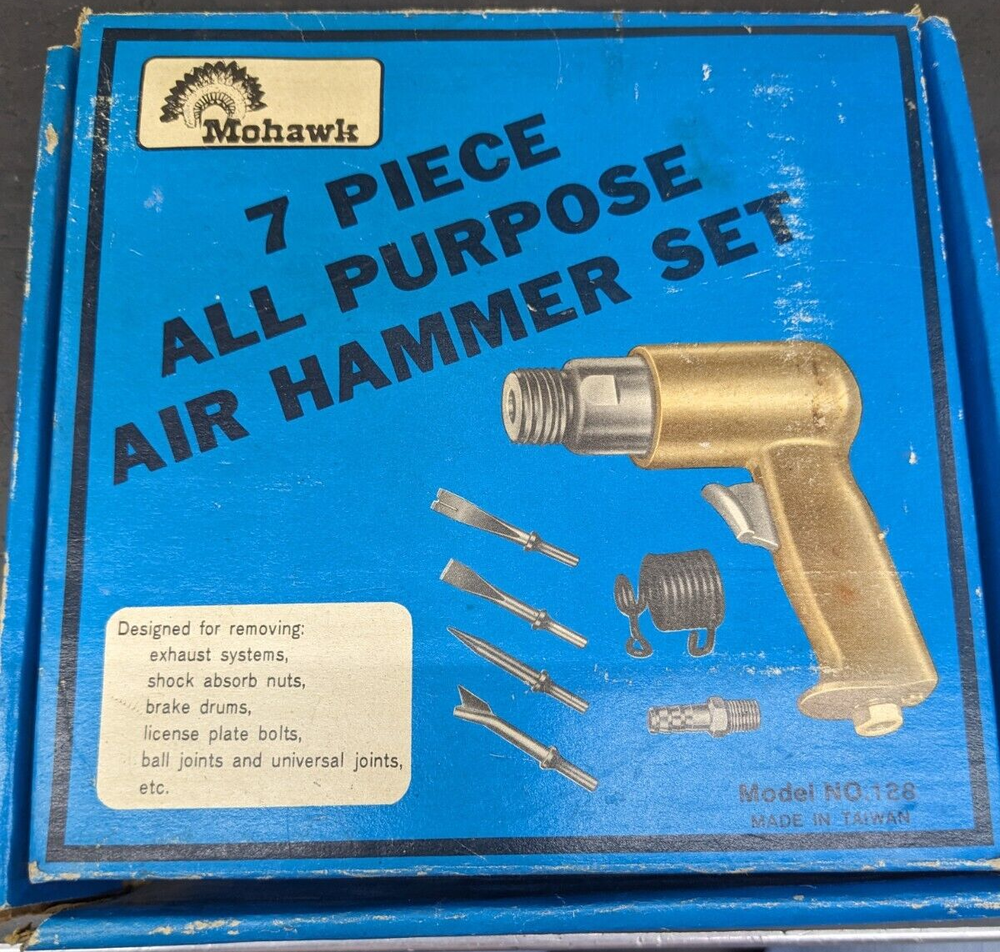 Mohawk Air Hammer Set - 7 Piece All Purpose No. 128 NOS