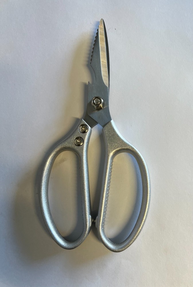 (2x)Kitchen Scissors Multifunctional Meat Fish Bone Cutting Shears Bottle Opener