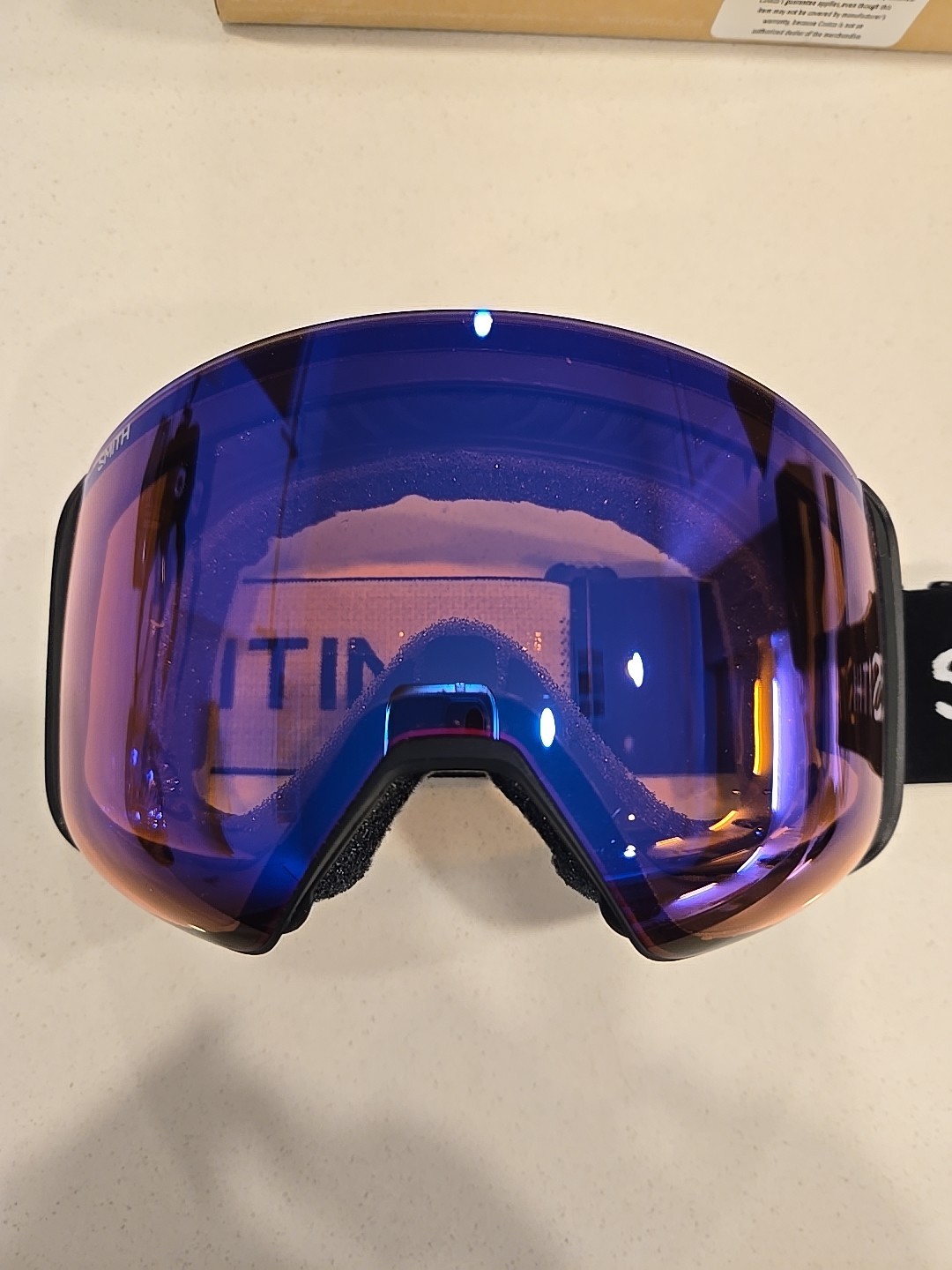 New Smith 4D Mag Black Goggle Chromapop Storm Rose Flash Lens Low Light