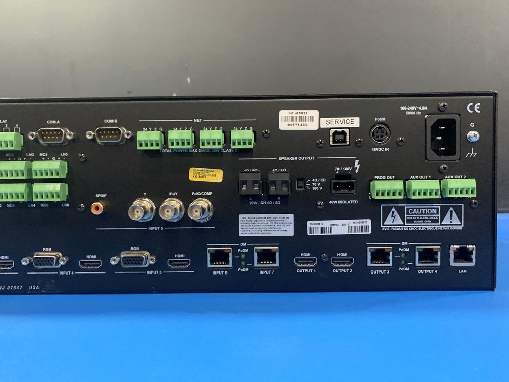 Crestron 3 Series HDMI Digital Media Presentation System DMPS3-300-C