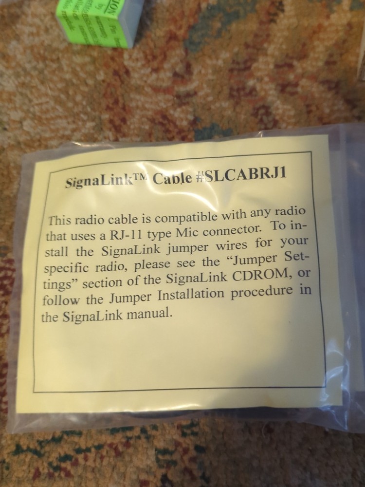 Tigertronics SignaLink USB SLUSBCAB6PM 6-pin Mini-DIN Interface Data Port extras