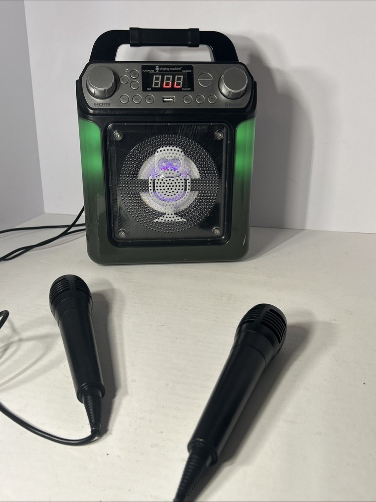 Singing Machine Karaoke System SML6548K with 2 Microphones With HDMI
