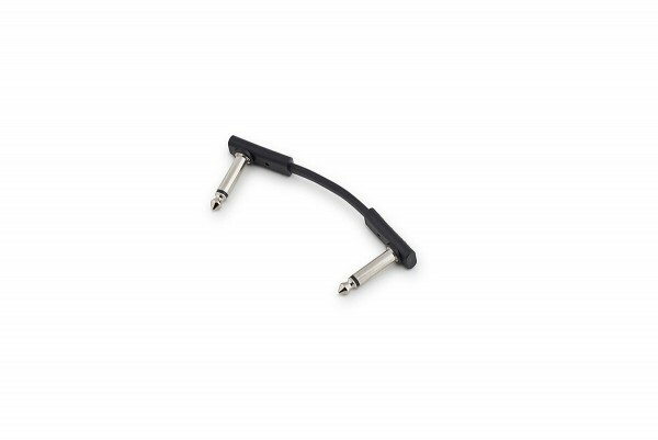 5-pack Rockboard Warwick BLACK Flat Patch Pedal Board Guitar Cable 5cm 2"