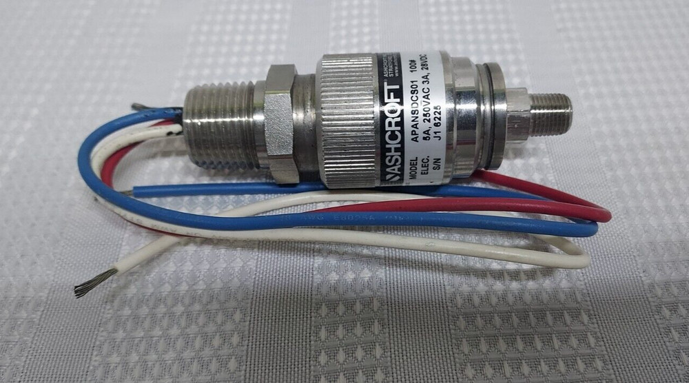 New! Ashcroft APANSDCS01	Pressure Switch (#30215)