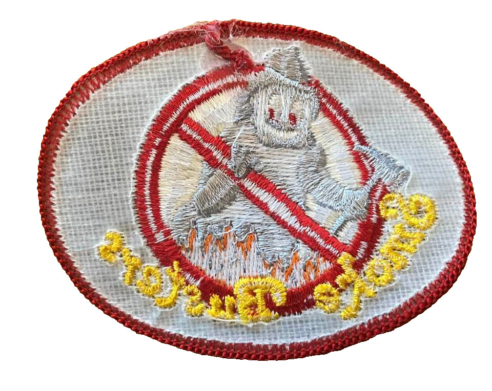 NOS Vintage Smoke Busters Fire Patch