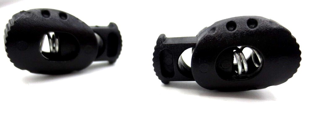 Gym Shorts Draw String Slide Lock Spring Loaded - Fits 1/4", 6.5mm Thick String