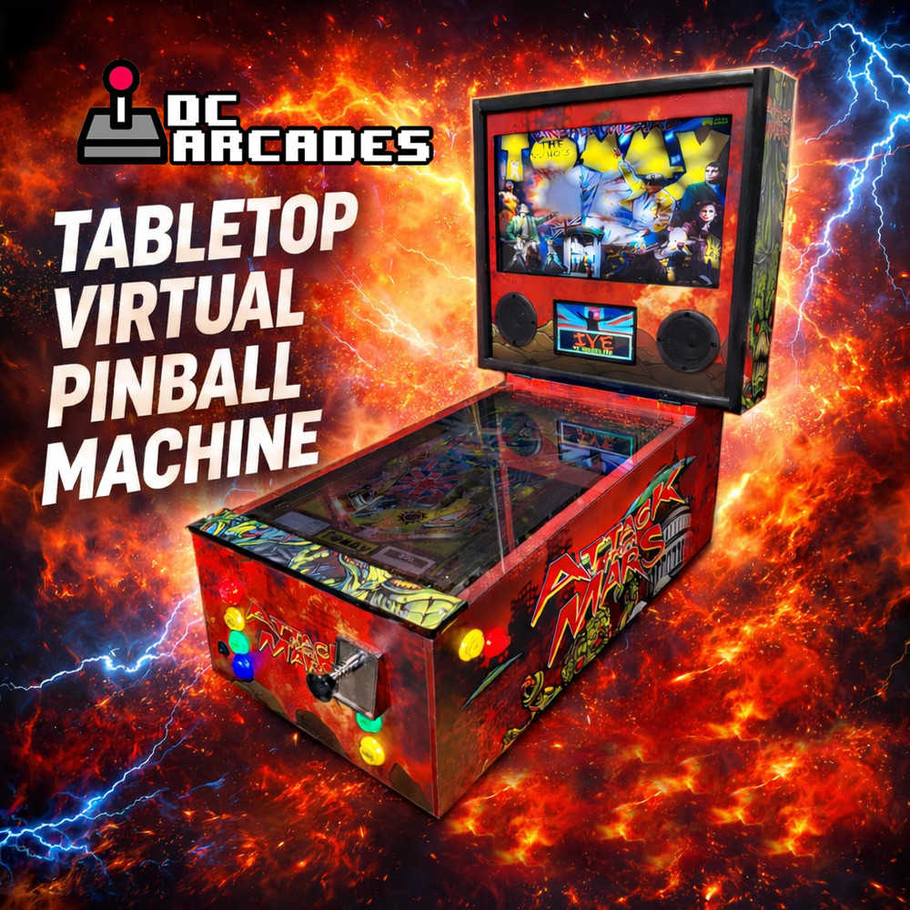 Table Top Virtual Pinball Machine - 24" FULL HD