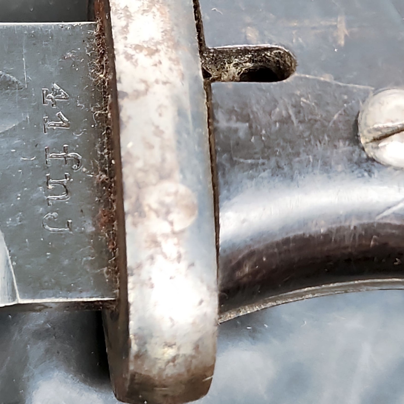 WWII German S84/98 Bayonet K98 Rifle 41fnj 9858 w/Matching Scabbard Knife