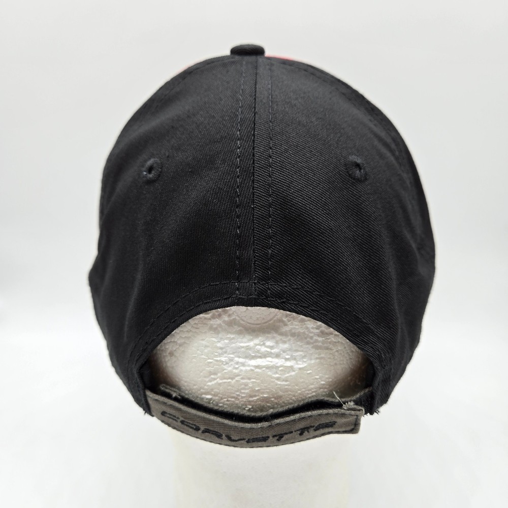 C8 Corvette Carbon Flash Checkered Bill Hat Cap Strapback Pre-owned Excellent