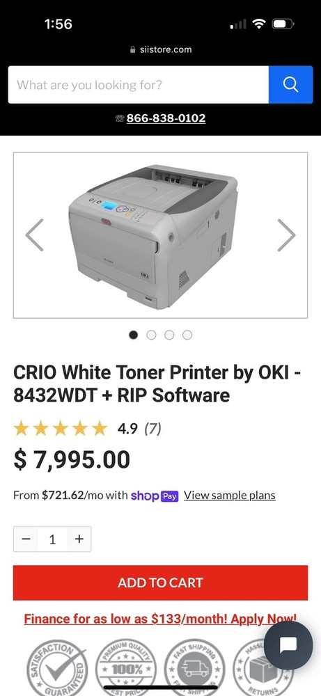 Crio 8432WDT Printer