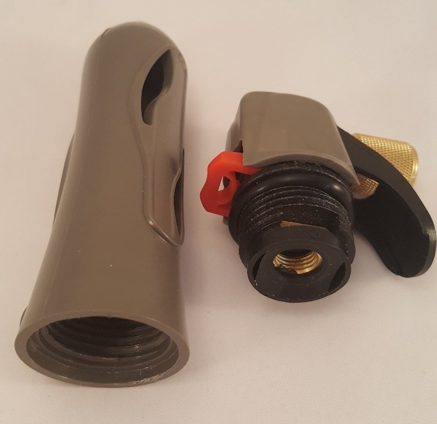 CO2 Power Bike Tire Inflater Grey plastic housing cart C02 inflator TFGRY