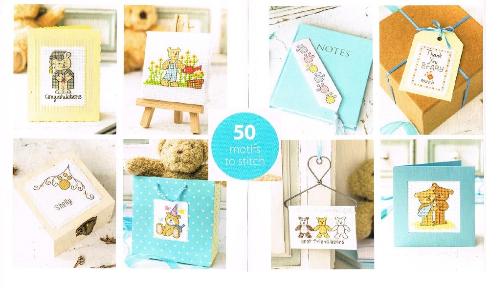 BEAR NECESSITIES MOTIFS  CROSS STITCH  PATTERN ONLY -  HH  B