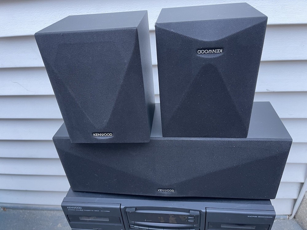 kenwood stereo amplifier,Surround processor,Compact disc and Cassette deck