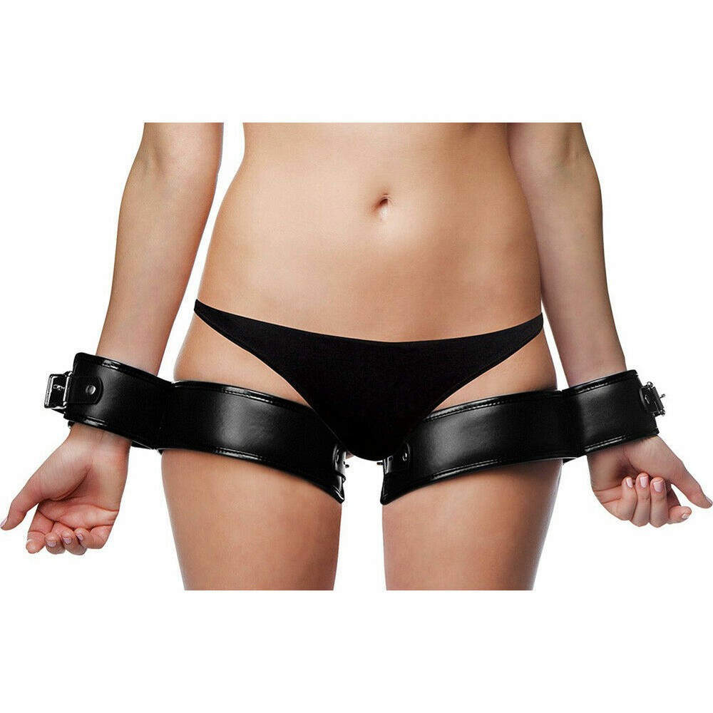 Strict Thigh Cuff Adjustable Restraint System Black