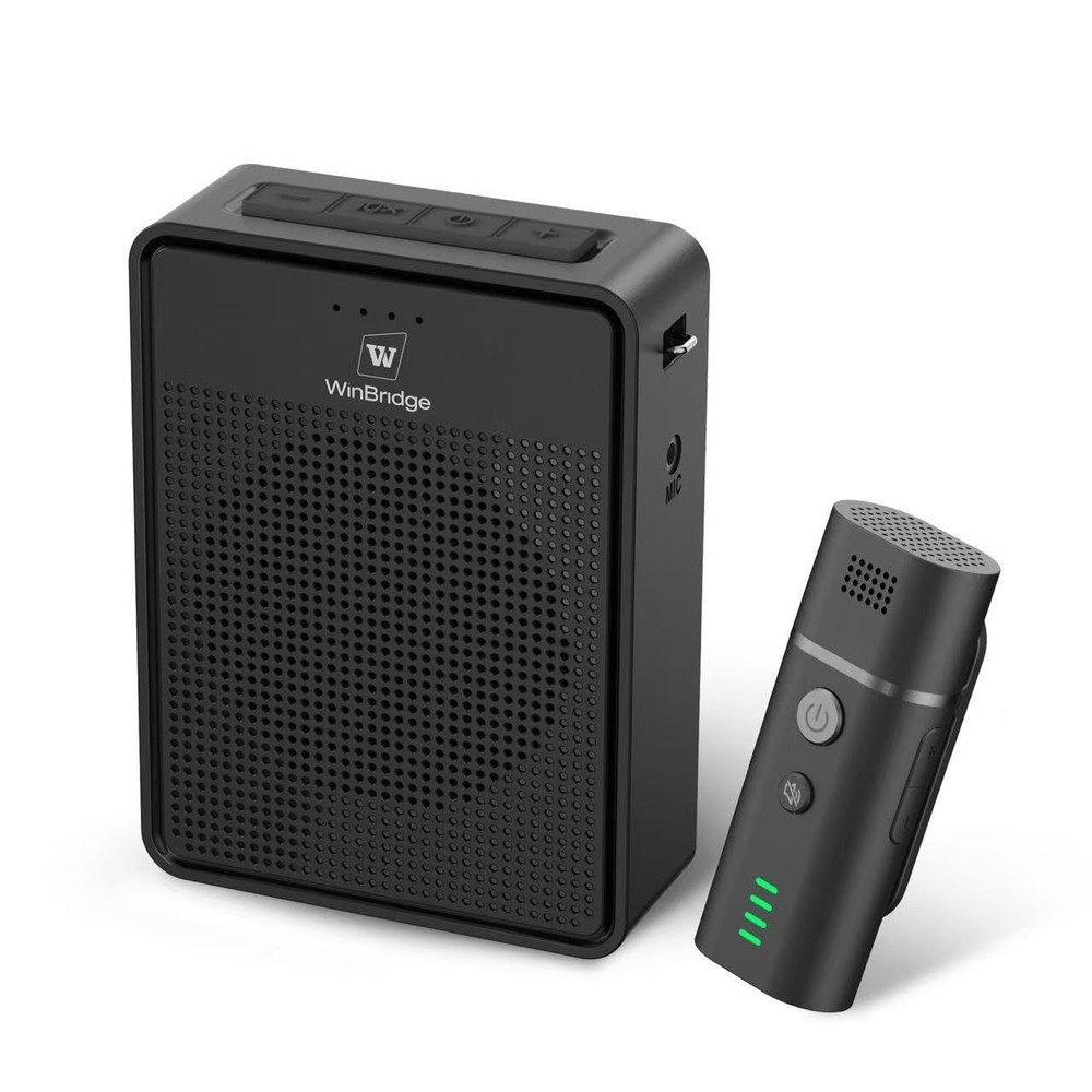 Wireless Voice Amplifier with Bluetooth Lavalier Microphone, Professional Noi...