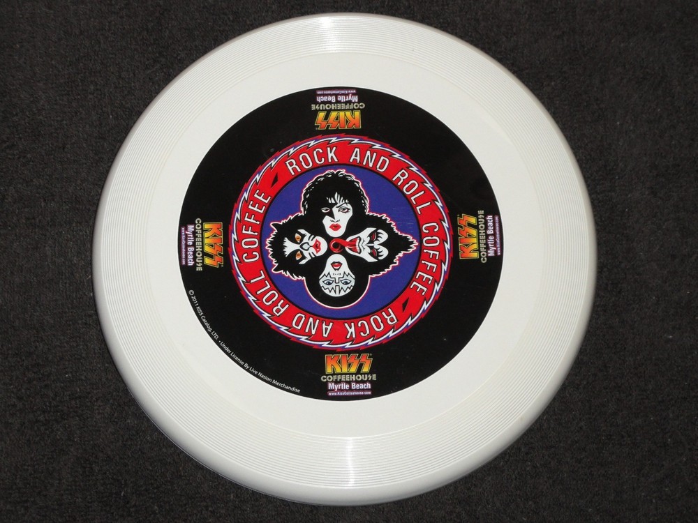 KISS Coffee House Rock and Roll Coffee Frisbee
