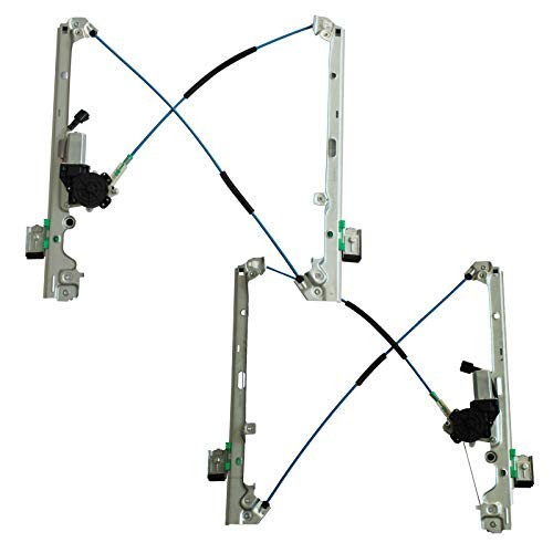 Front Left & Right Power Window Regulator with Motor Assembly Compatible with