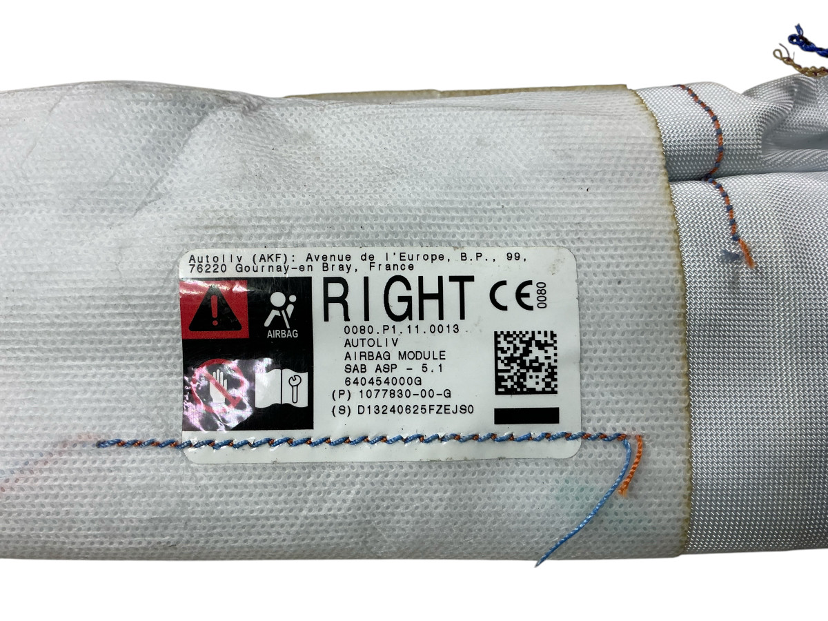 2017 18 19 20 21 22 2023 Tesla Model 3 Y right side seat airbag 1077830-00-G
