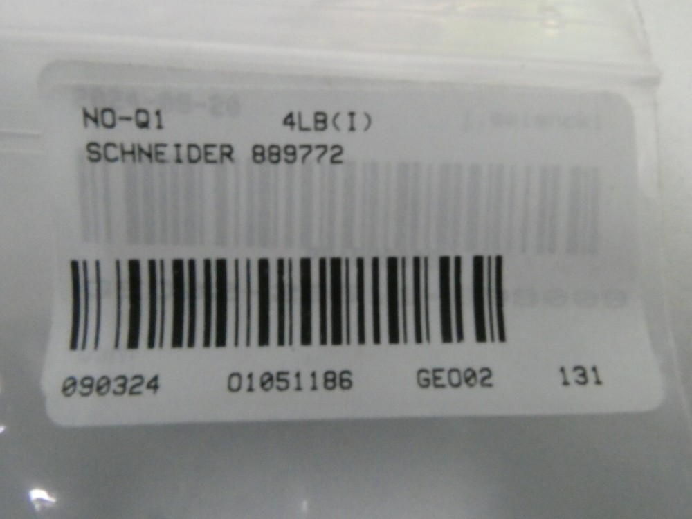 Schneider 889772 Under Voltage Release 138.8/3457ohm