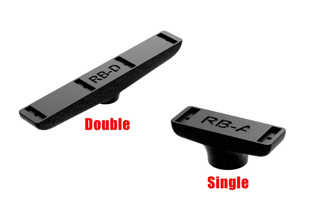 Mounting base for Rycote single and duo lyres