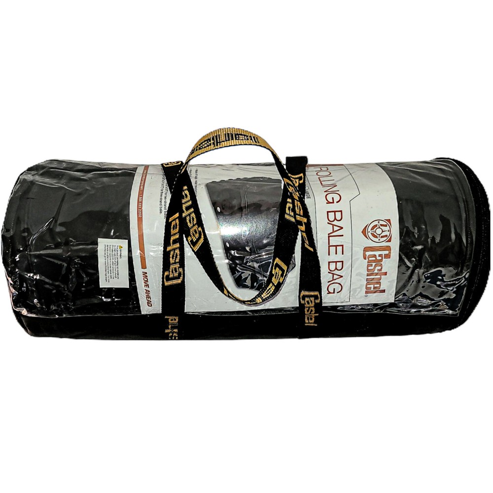 Cashel Black 2 String Hay Bale Regular Size Rolling Bag Carrier Case 600D Nylon
