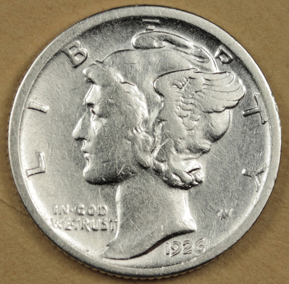1926-s Mercury Head Dime.  High Grade.   92435   (Inventory E)