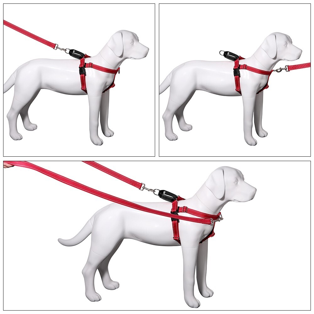 PERSONAL FULL ADJUSTABLE COMFORTABLE NO PULL DOG HARNESS EASY WALKING ALL SIZE