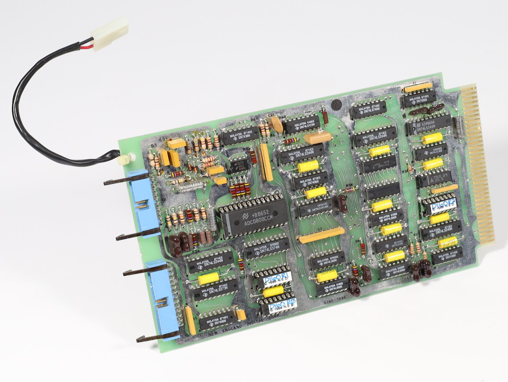 New England Digital Synclavier D160-1085 Computer Bin Card