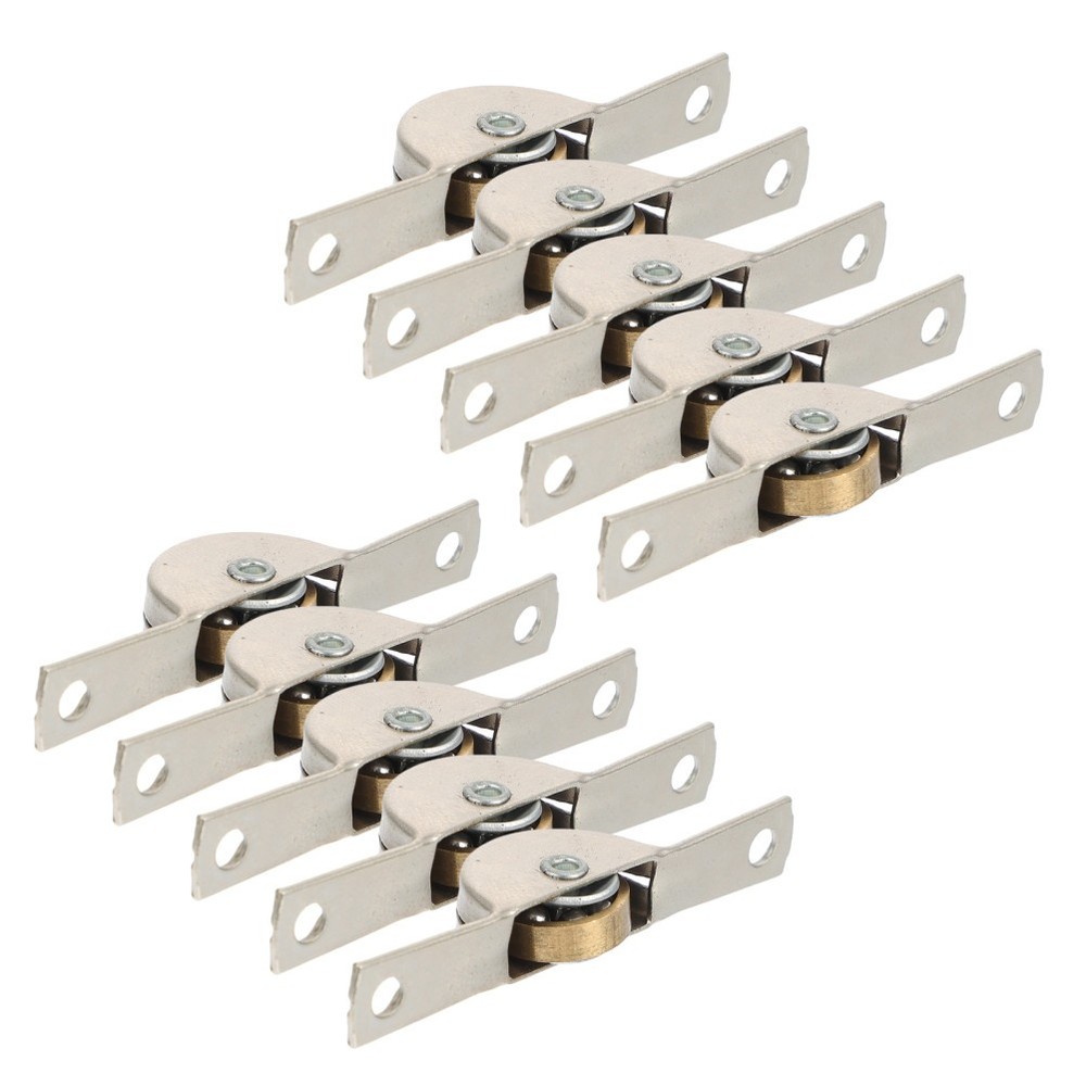 10 Pcs Sliding Door Replacement Rollers Cabinet Cabinets Doors Pulleys