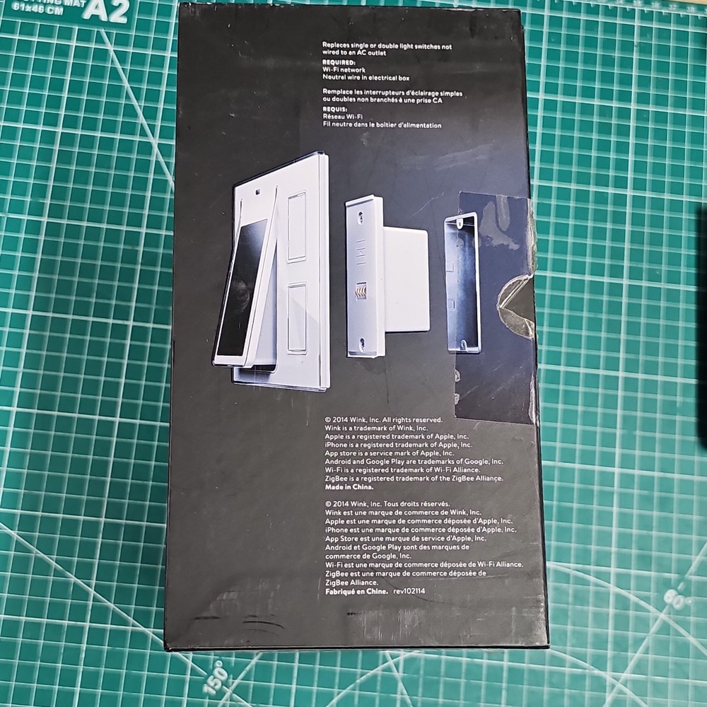 Wink Relay Smart Home Hub Wall Controller Touchscreen Wi-Fi Bluetooth ZigBee