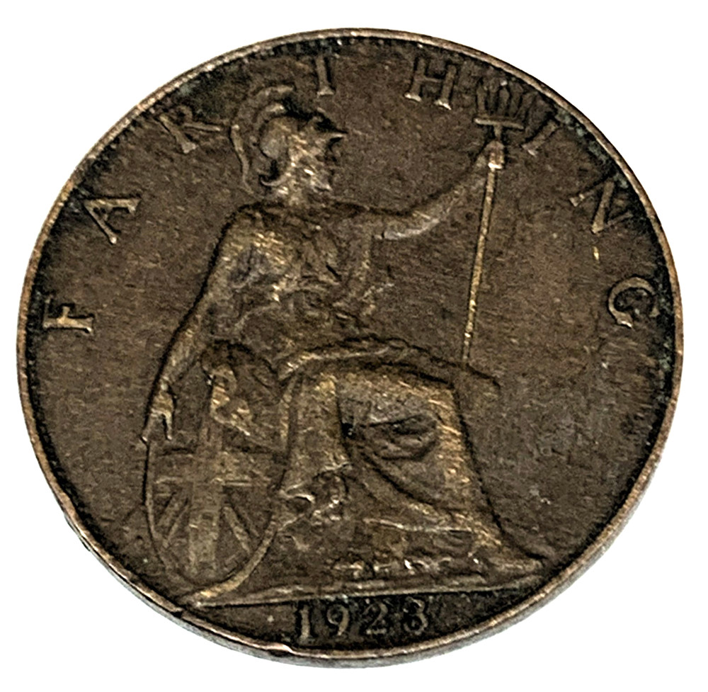 # C8876   GREAT BRITAIN     COIN,     FARTHING   1923