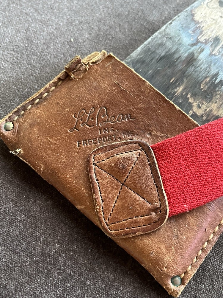 Vintage LL Bean Leather Axe Hatchet Sheath