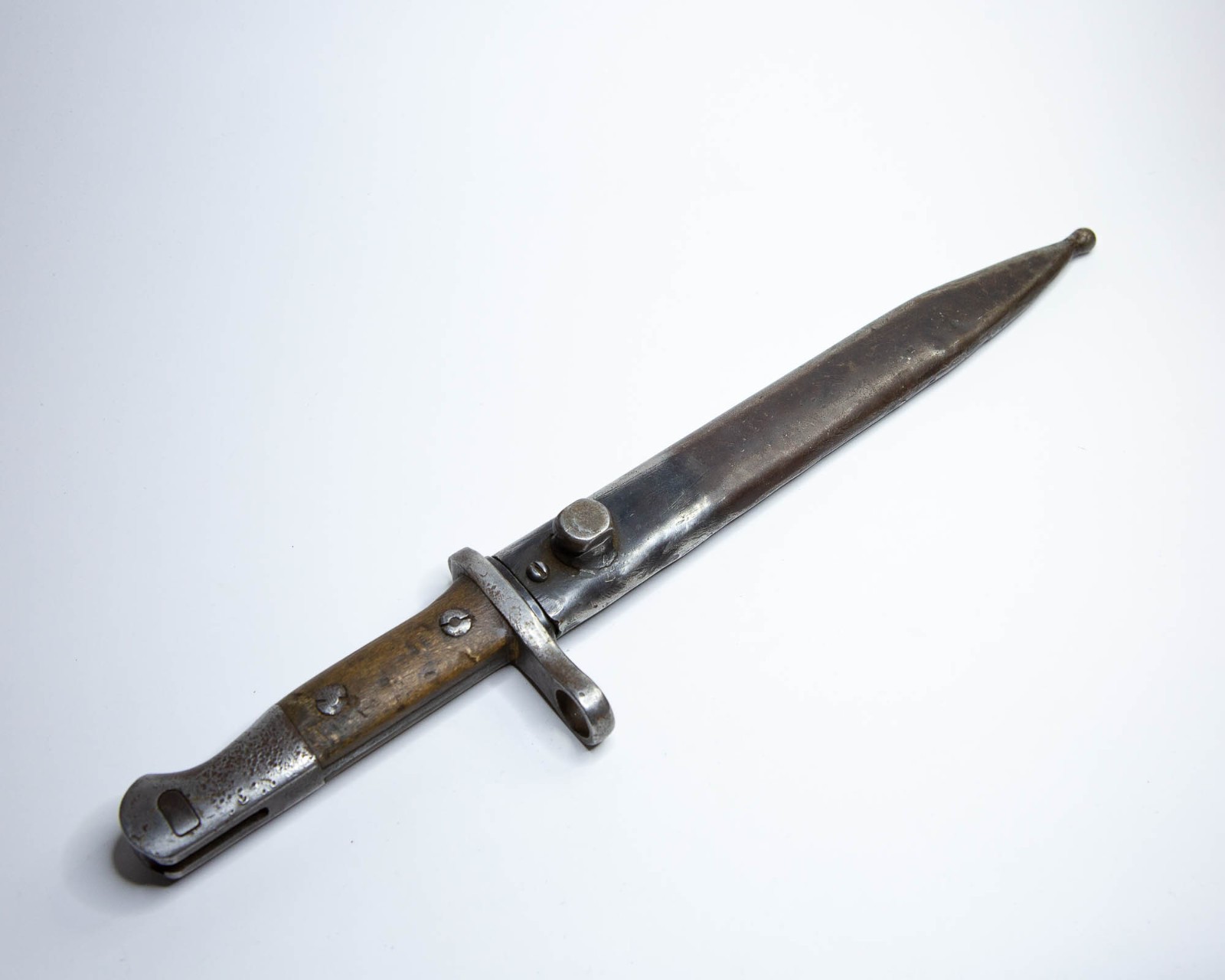 WW1/ WW2 Mauser Bayonet & Scabbard Marked, A.S FA. Turkish.