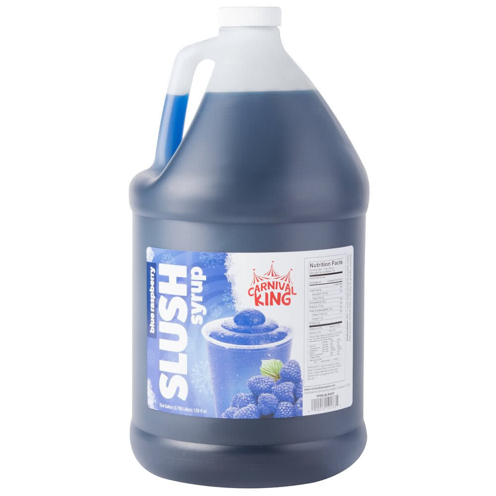 1 Gallon Blue Raspberry Slushy Syrup_Ab