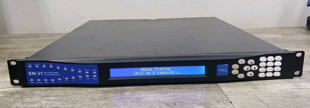 Powers Up* ADTEC EN-31 / MP2 Dual MultiCODEC Encoder/Modulator v2.01.11 UNTESTED