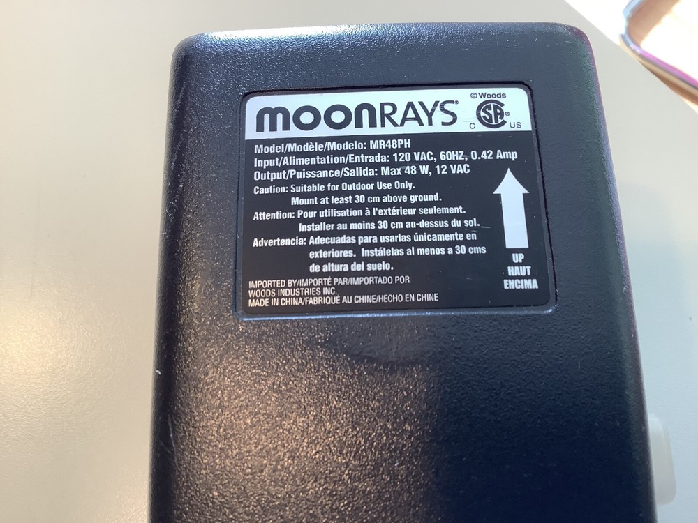 Moonrays Low Voltage Lighting Control Unit Transformer 60W 12V Timer Lot 2