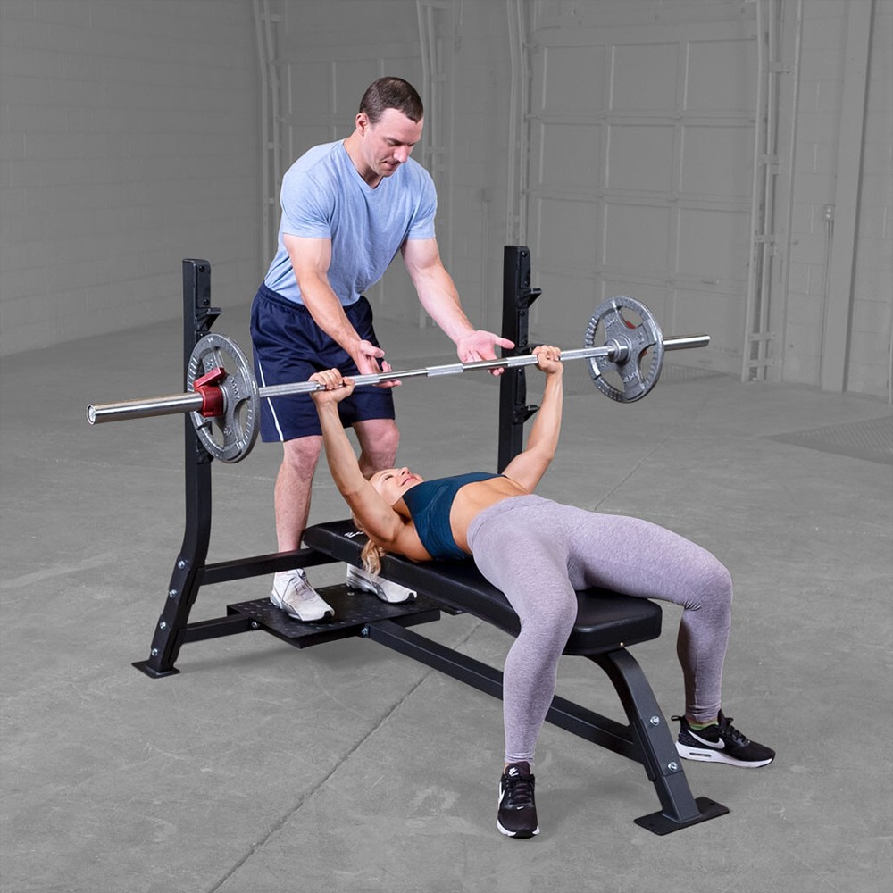Pro Clubline Fixed Olympic Flat Bench by Body-Solid