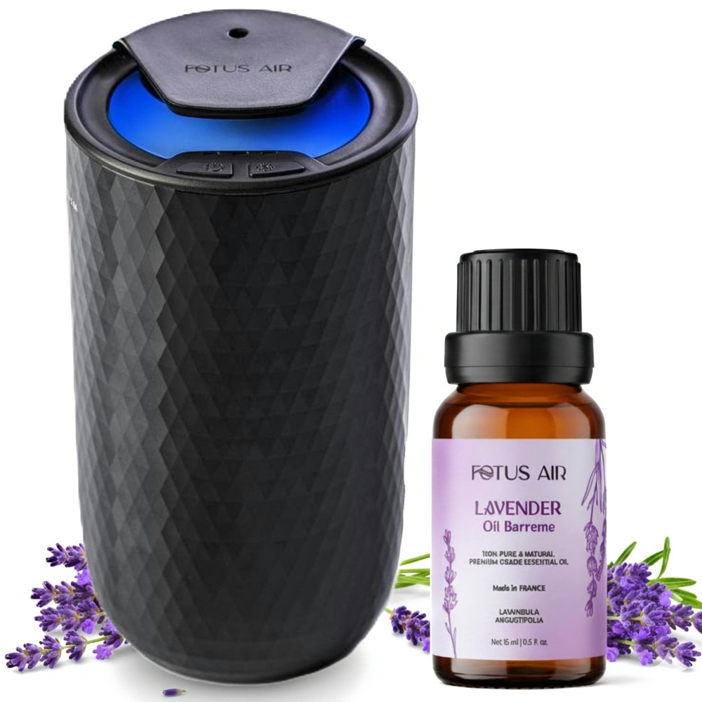Waterless Essential Oil Diffuser – Portable Cordless Aromatherapy Diffuser