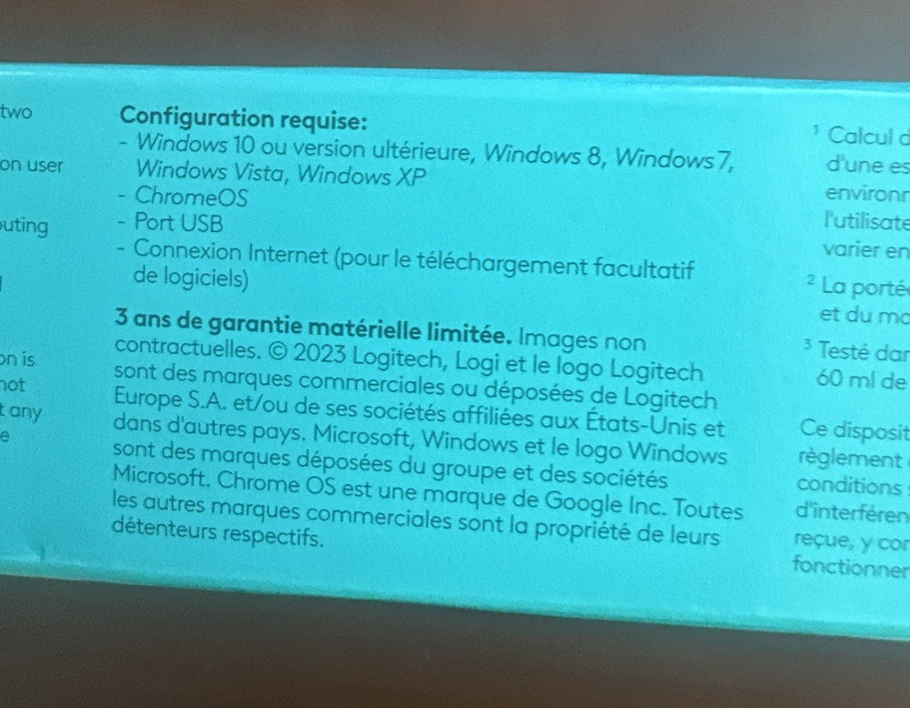 Wireless Keyboard and Mouse Combo Logitech MK270 Open Box